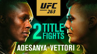 UFC 263 PPV: Adesanya vs. Vettori 2 – 12 June 2021