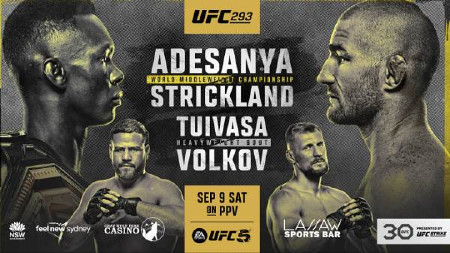 UFC 293 Adesanya vs Strickland