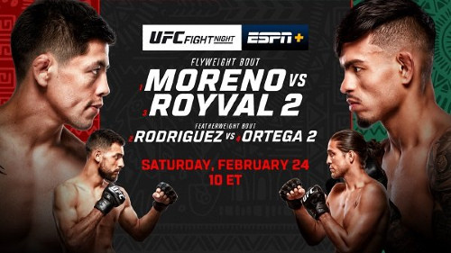 UFC Fight Night 237 Moreno vs Royval 2